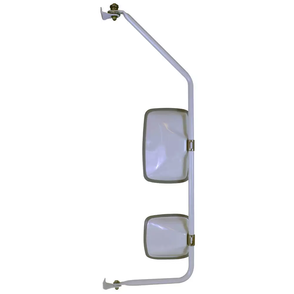 Mirror Assembly with Preset - Driver side- White - Left Side - Velvac 714959