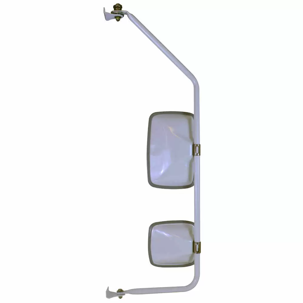 Mirror Assembly with Preset - Driver side- White - Left Side - Velvac 714959