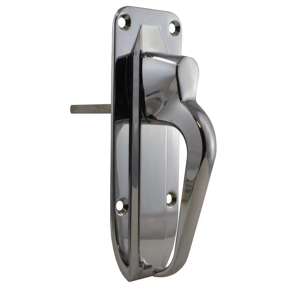 Non - Locking Handle with Large Mounting Plate with 5/16 x 3-3/4" Shaft - Genuine Kason