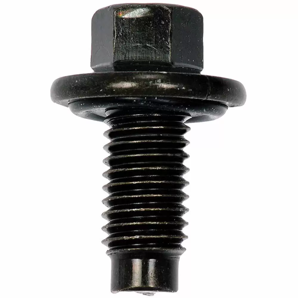 Oil Drain Plug Pilot Point with Inset Gasket