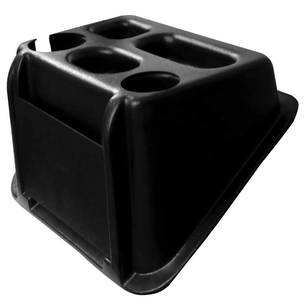 Organizer Caddy - Black Plastic - Holds Documents, Cups & More.