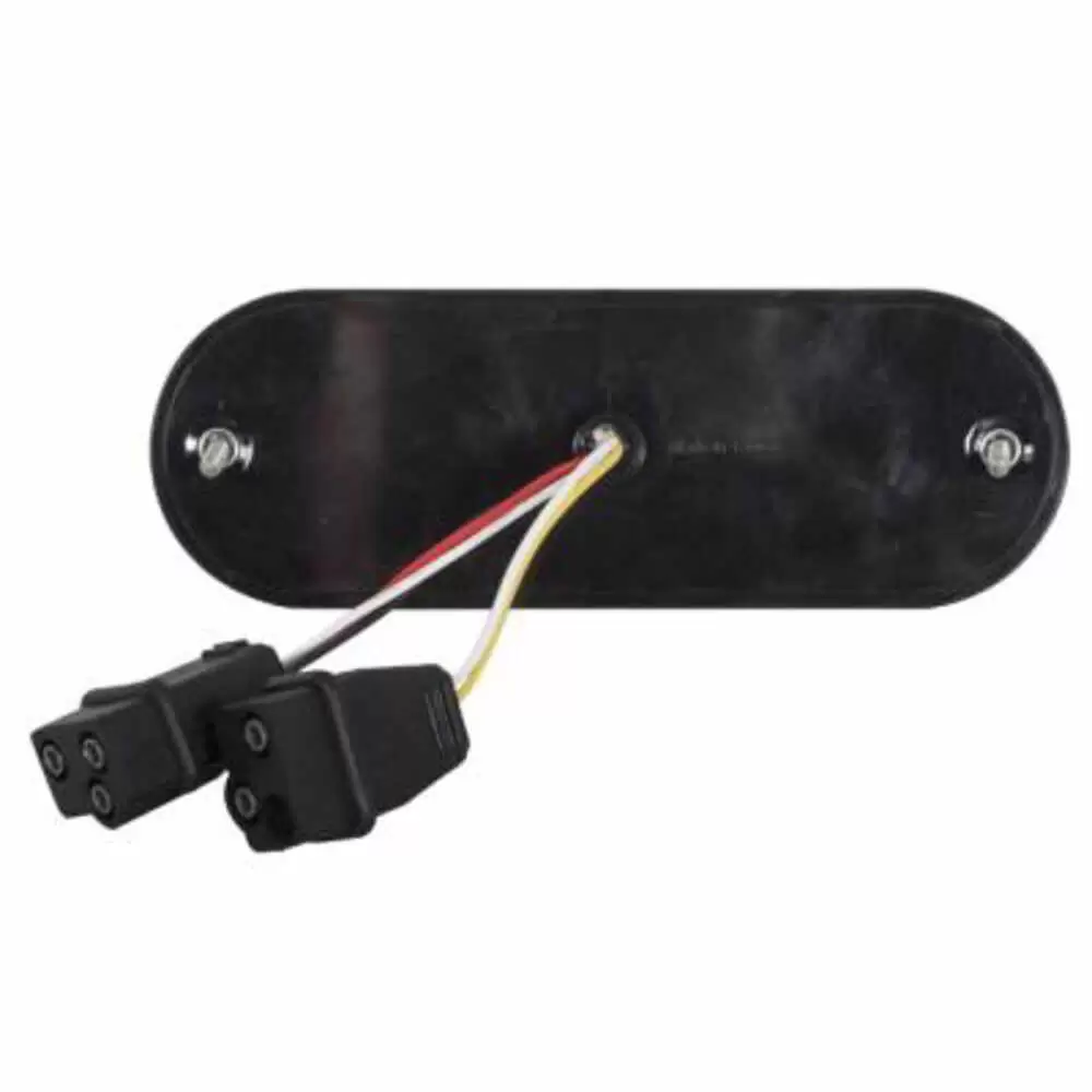 Oval Hybrid thin profile surface mount Stop Turn Tail Backup Light