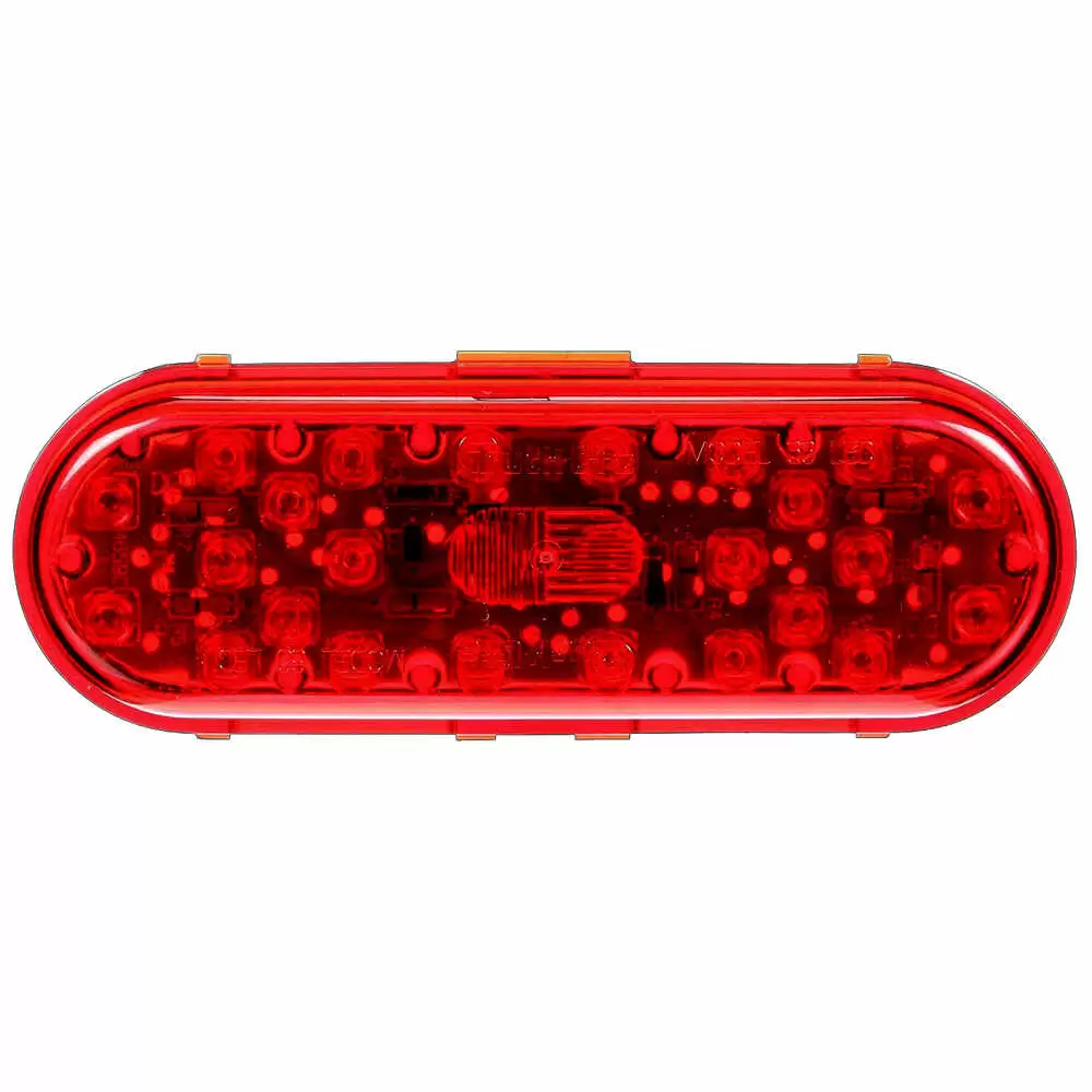 Oval Red LED Stop / Tail / Turn Lamp - 26 Diode - Truck-Lite 60250R
