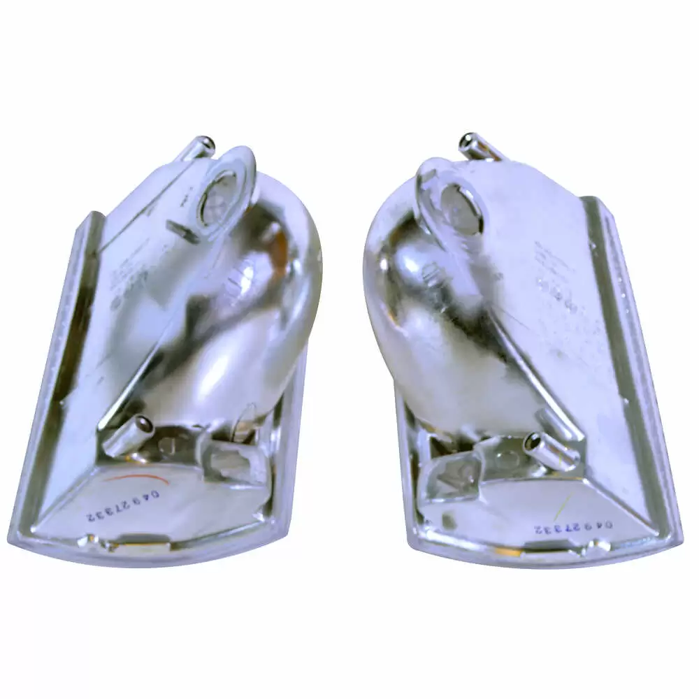 Park and Turn Lamp Set for Left and Right- Clear Lens with Amber Bulb