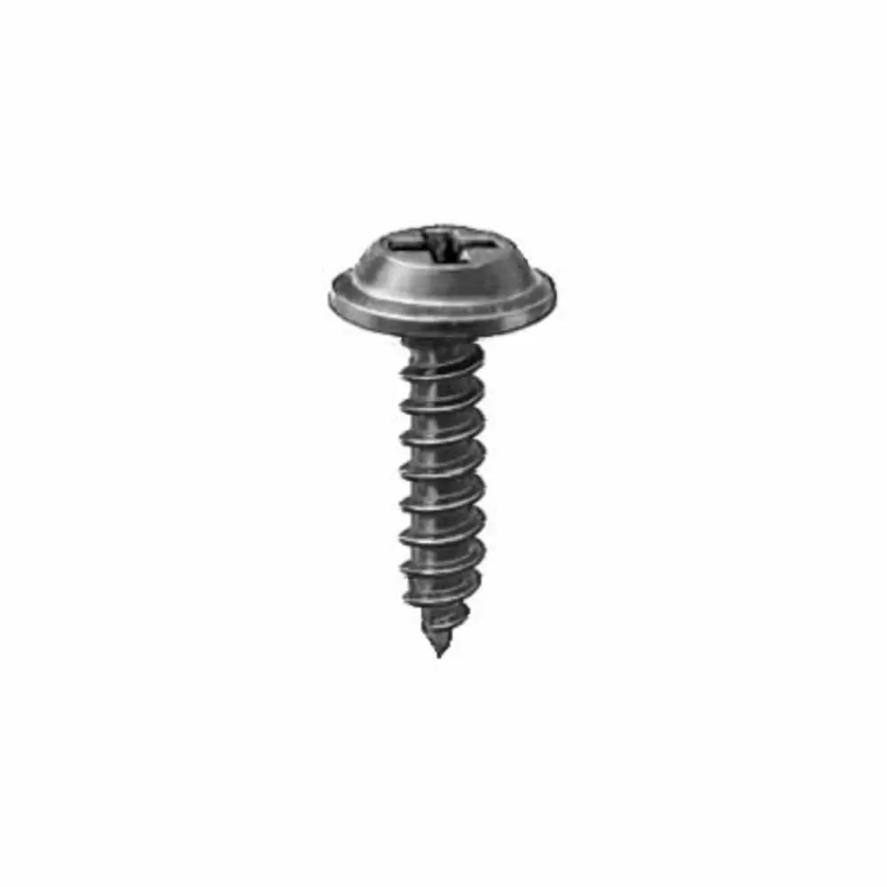 Phillips Flat Washer Head Tapping Screw 8-18 x 5/8 - Black