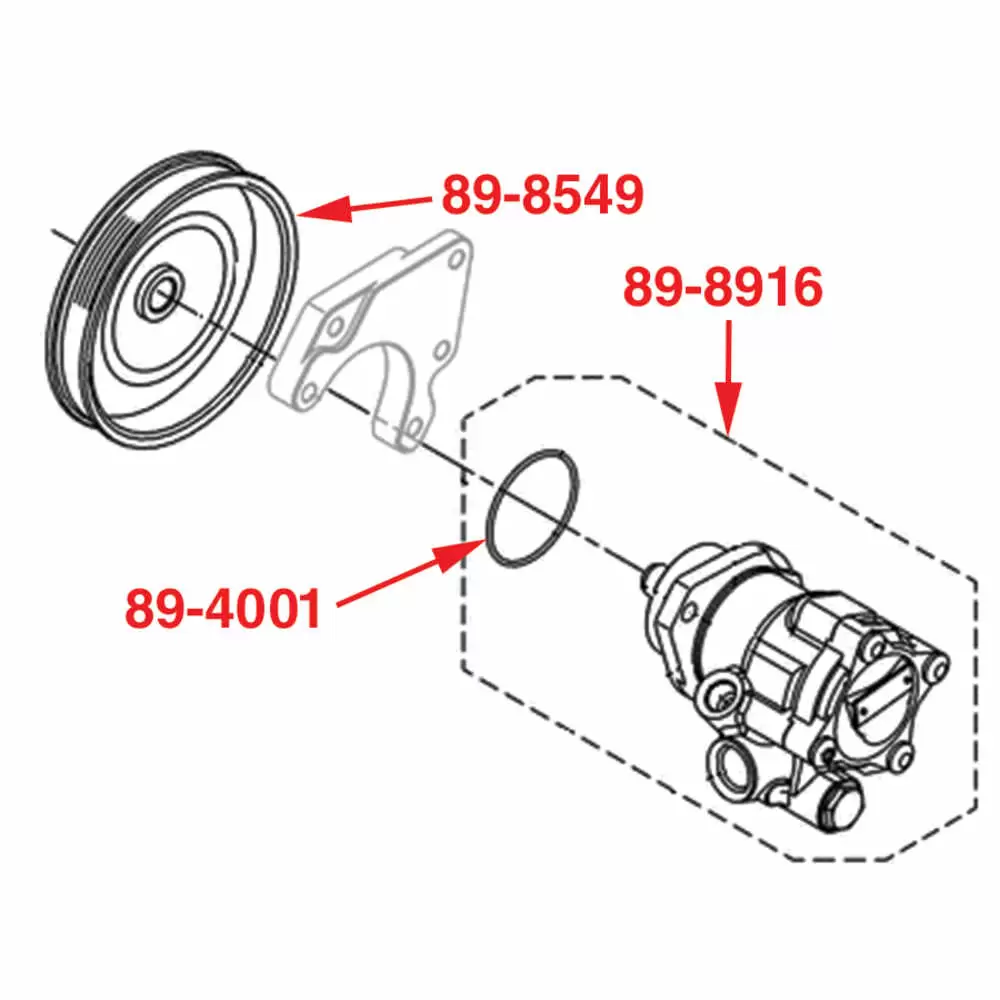 IRONTEK New Power Steering Pump With Pulley For Dodge Freightliner Sprinter 2500 3500 - Direct Replacement