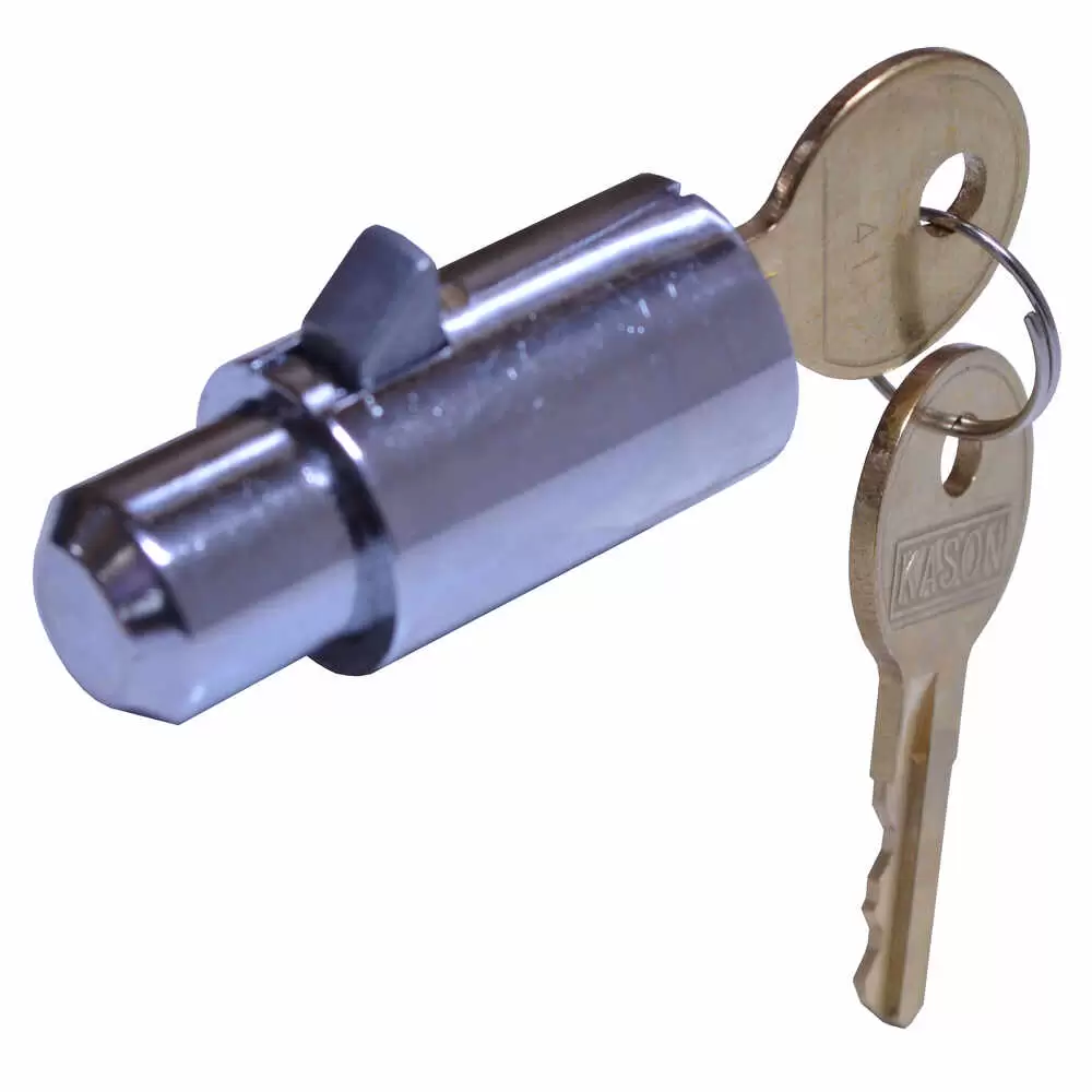 Push Button Cylinder with Keys, Key is Not Required to Lock, Key Code #10