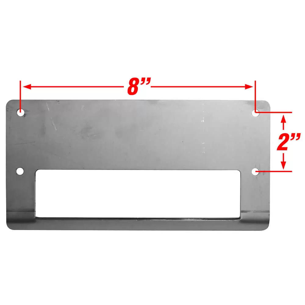 Rear door strike, fits quad and single doors - Fit Morgan Olson
