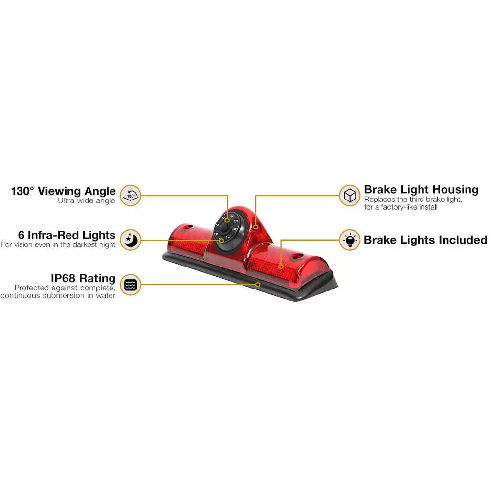 Rear View Mirror Backup Camera System for Nissan NV