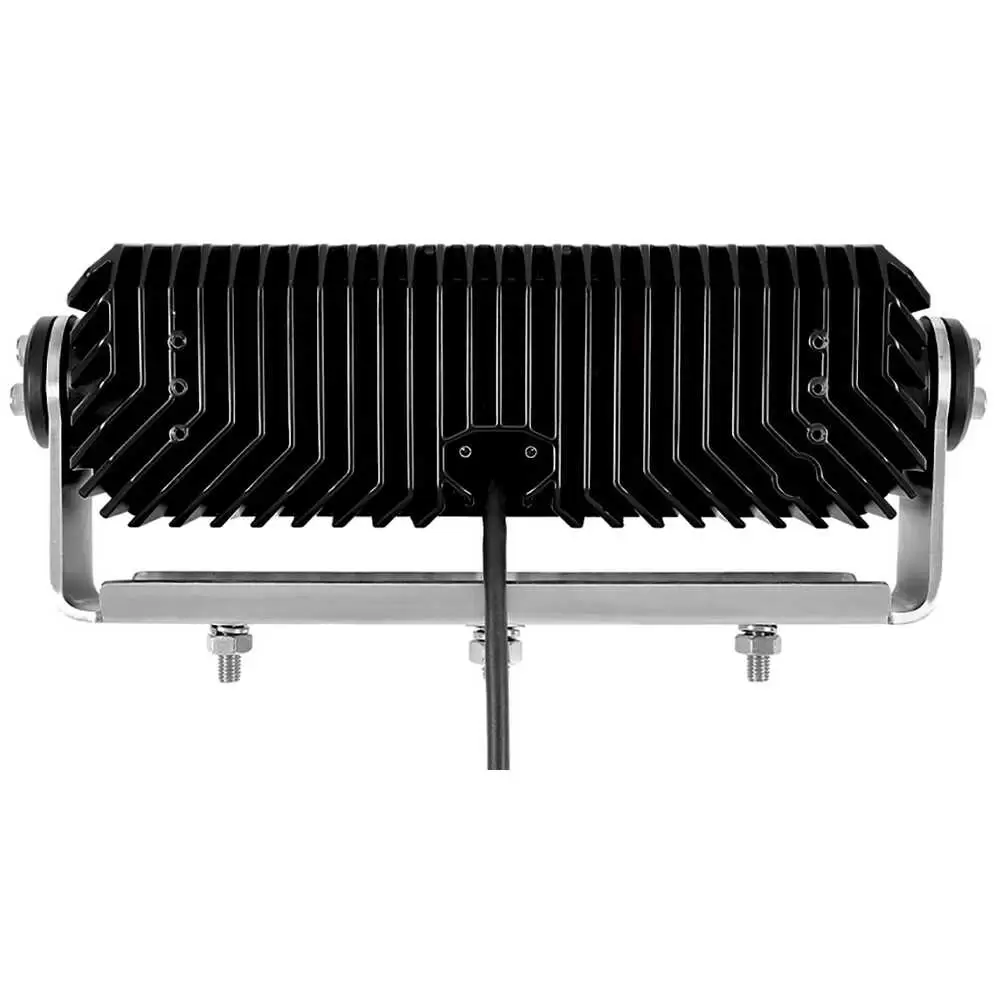 Rectangular high-powered LED work light with black housing - 19,000 Lumens