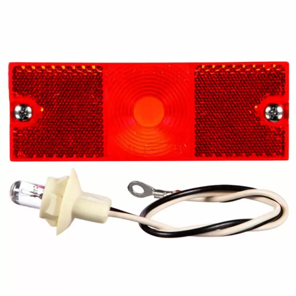 Red Low-Profile Marker with Reflex Lens Truck-Lite 18300R