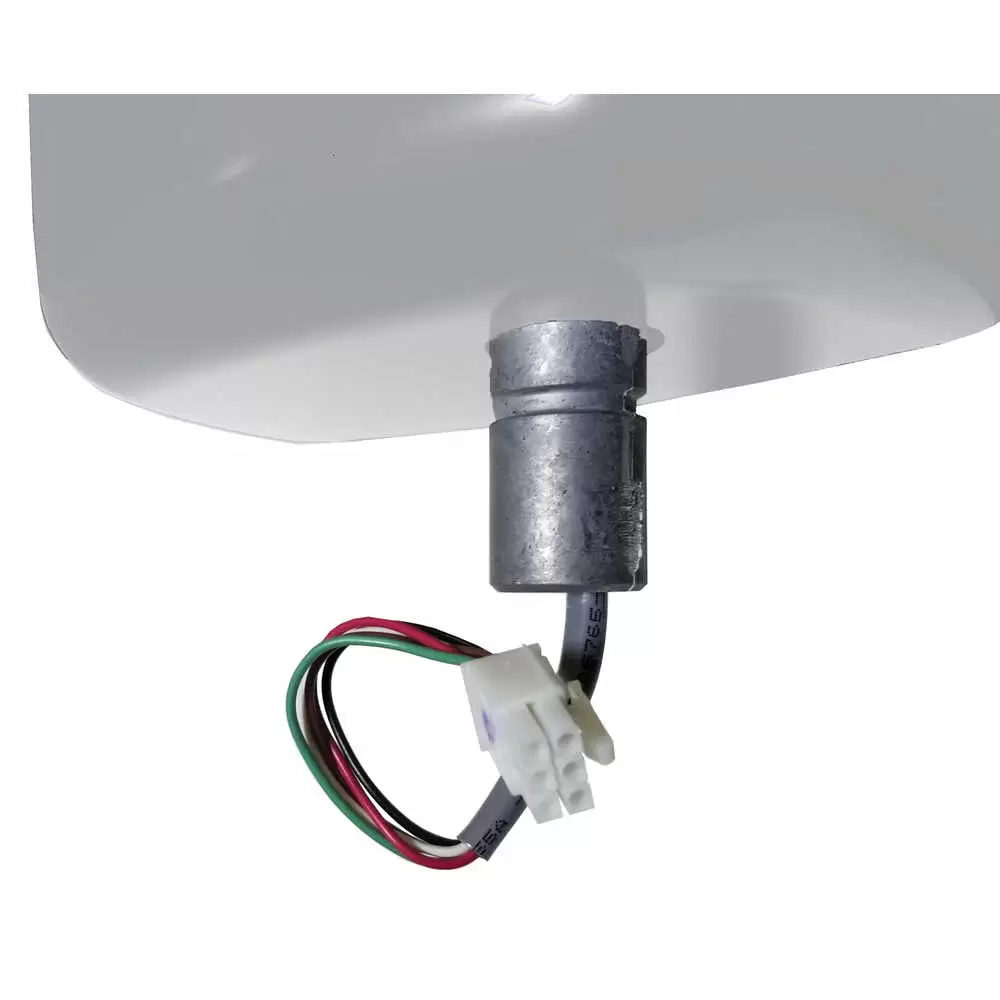 Right 2020 Deluxe Heated Remote / Manual Mirror Head - Passenger side - White - Velvac 714590