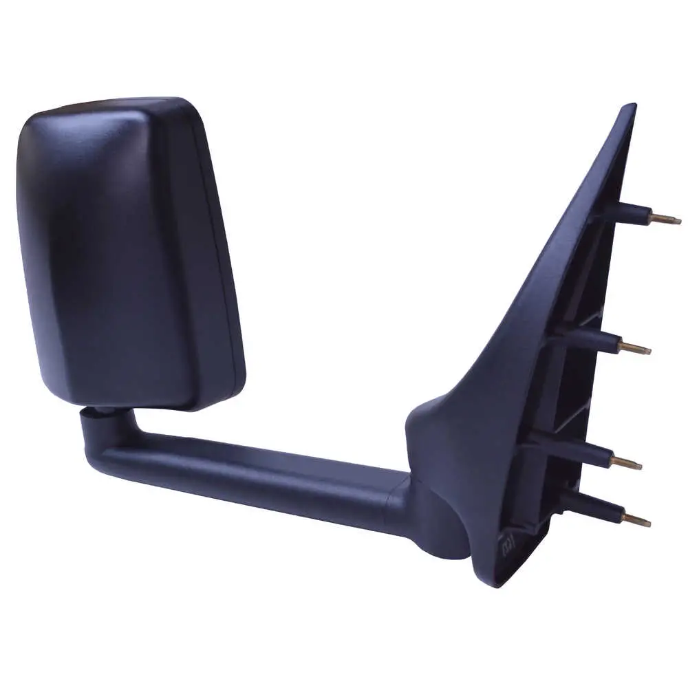 Right 2020 Standard Heated Remote Mirror Assembly for 102" Body Width - Passenger side - Black - fits 03-On Ford E-Series - Velvac 715426