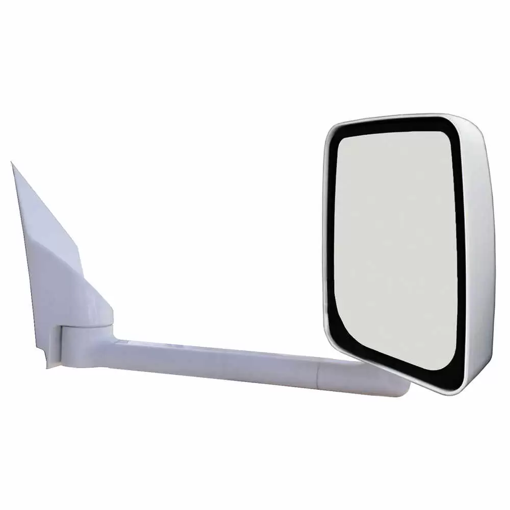 Right 2020 Standard Heated Remote Mirror Assembly for 102" Body Width - White - Fits GM- Velvac 714920