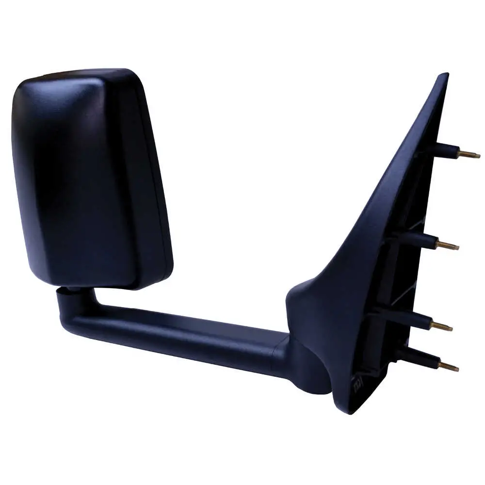 Right 2020 Standard Manual Mirror Assembly for 102" Body Width - Passenger side - Black - 03-On Ford E Series