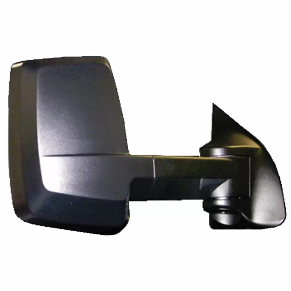 Right 2020XG Deluxe Heated Remote / Manual Mirror Assembly with Light - Passenger side - Fits 96" Body Width - Black - Velvac 716366