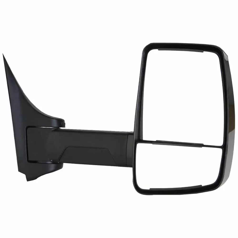 Right 2020XG Deluxe Heated Remote / Manual Mirror Assembly with Light - Passenger side - Fits 96" Body Width - Black - Velvac 716366