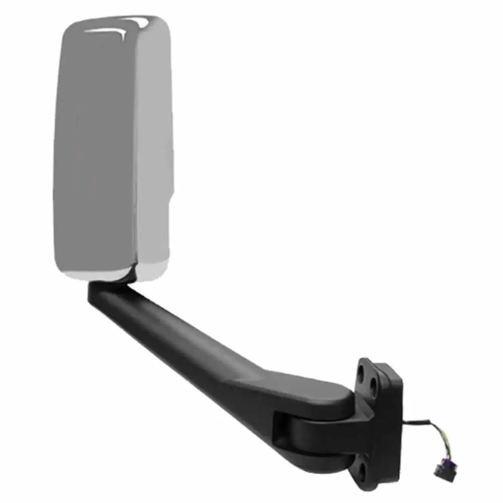 Right Chrome Mirror Assembly, Manual, Heated - Passenger side - Driver side - Kodiak Topkick