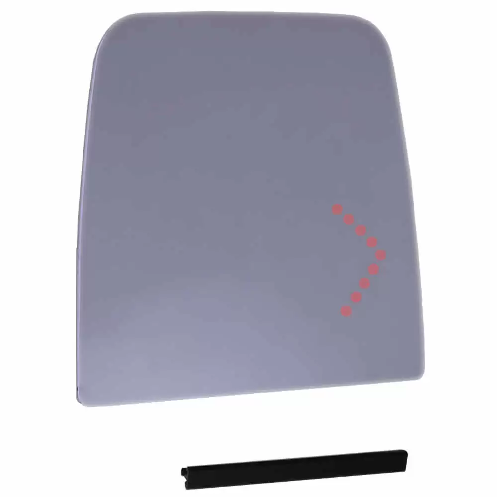 Right Heated Flat Glass with Signal Arrow for Deluxe Mirror Head - Passenger side - Velvac 709674