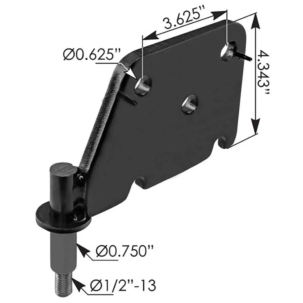 Right Lower Shock Bracket Spacer - Fits Workhorse