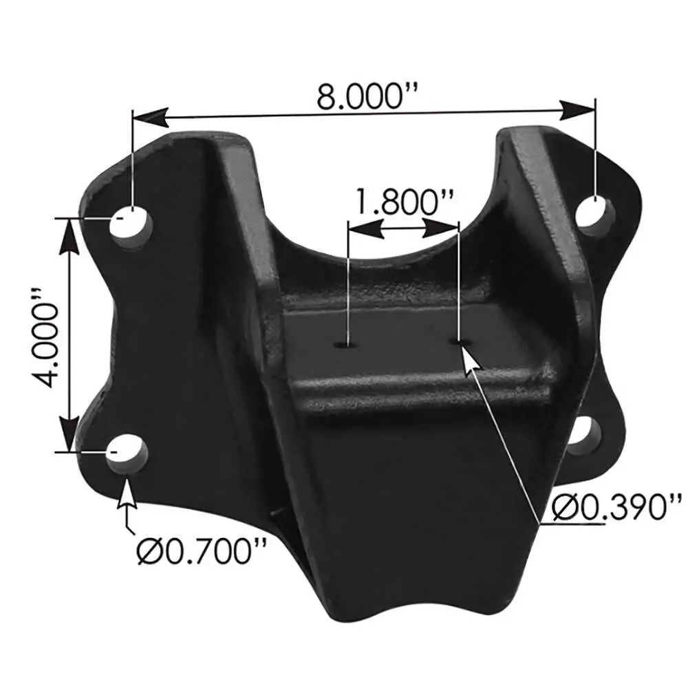 Right Rear hanger - Fits Freightliner MT55