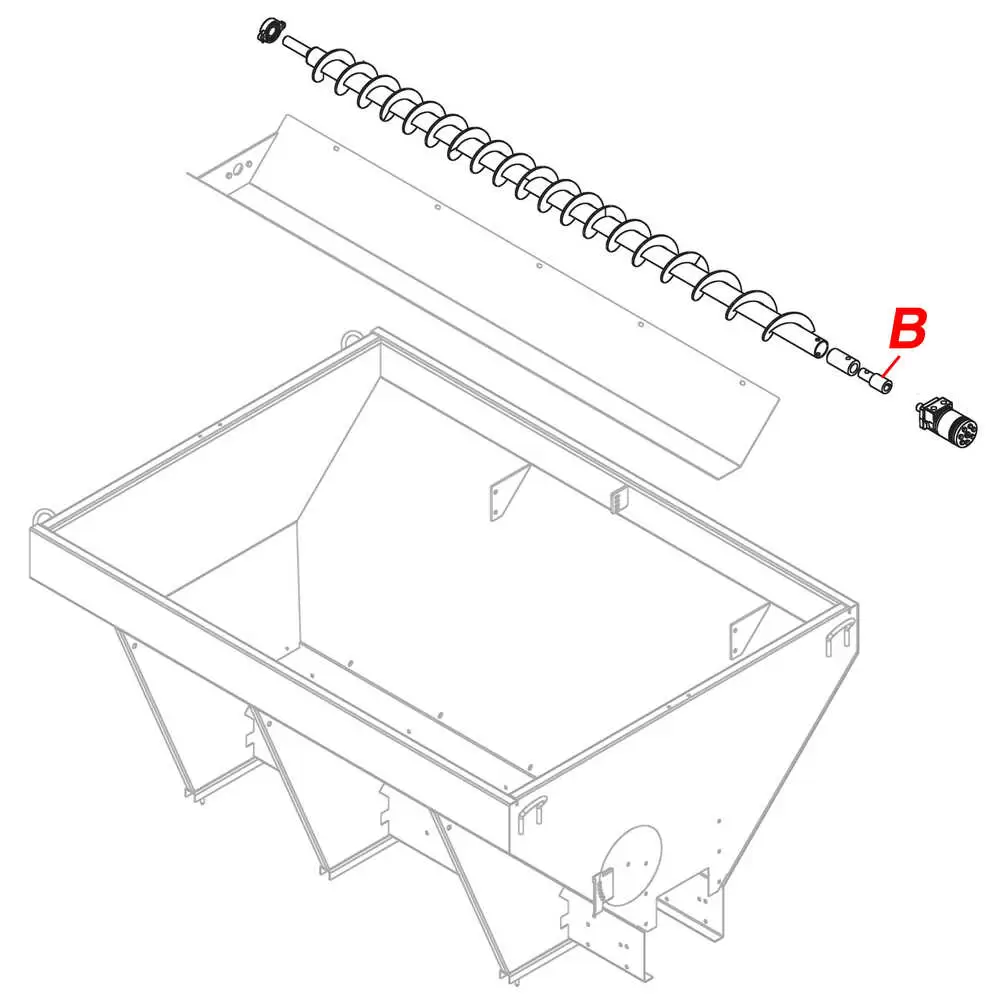 Shaft Adapter Weldment - Buyer Salt Dogg