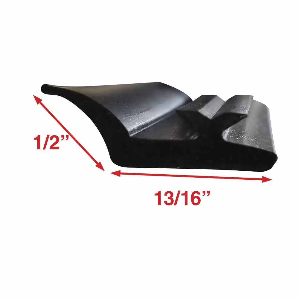 Side Door Rear Deflector Rubber on Morgan Olson