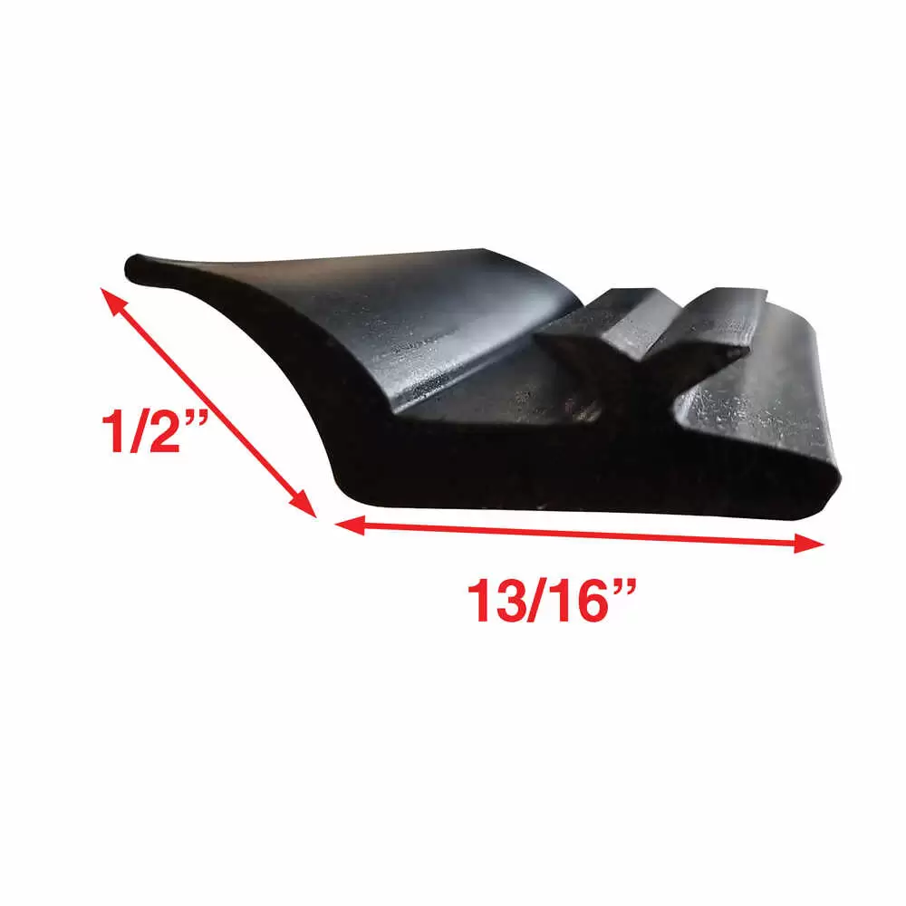 Side Door Rear Deflector Rubber on Morgan Olson