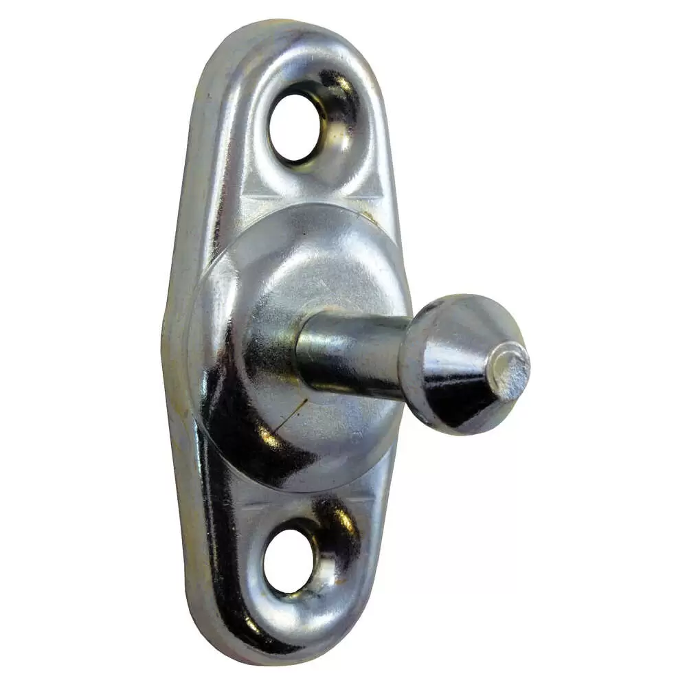 Silent Male Door Holder Aluminum Plunger -1.25" Overall Length