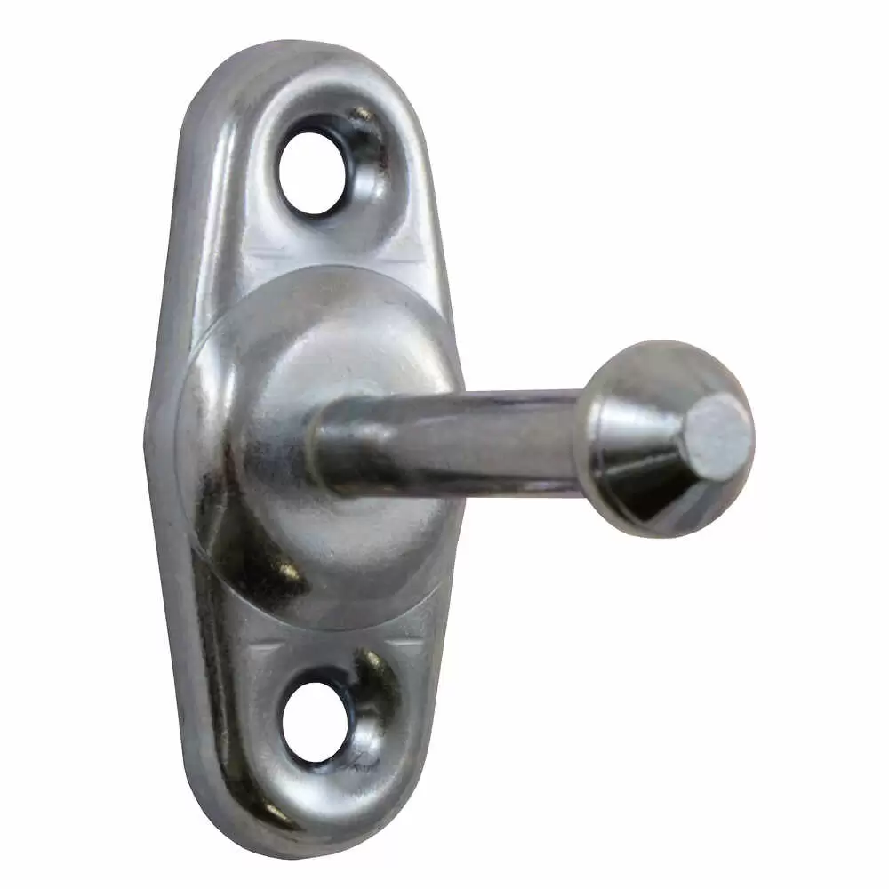 Silent Male Door Holder Aluminum Plunger- 2.25" Overall Length