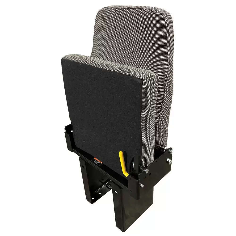 Single "Handi-Flip" Cloth Passenger Seat