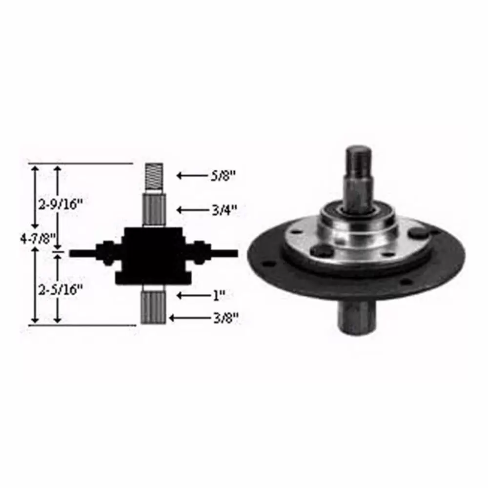 Spindle Assembly Short - replaces MTD 717-0912, 917-0912