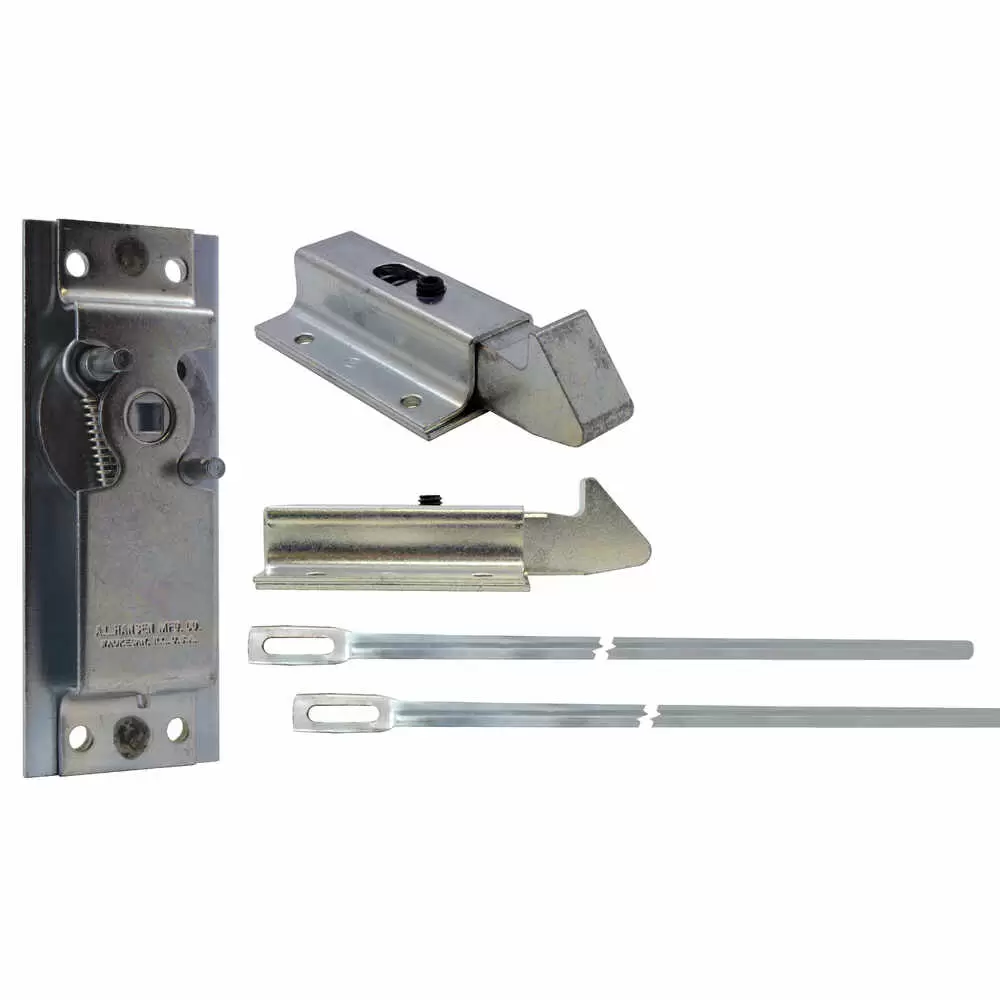 Spring Loaded Slam Latch Assembly with 2 Flush Bolts