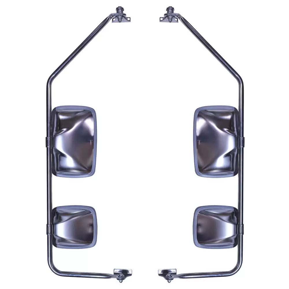 Stainless Steel Mirror Assembly with Preset - Pair - Velvac
