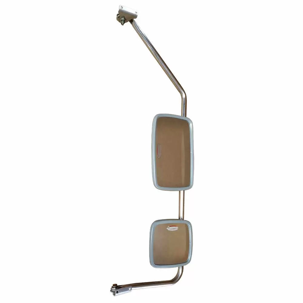 Stainless Steel Mirror Assembly with Preset - Passenger side - Right Side - Velvac 714966