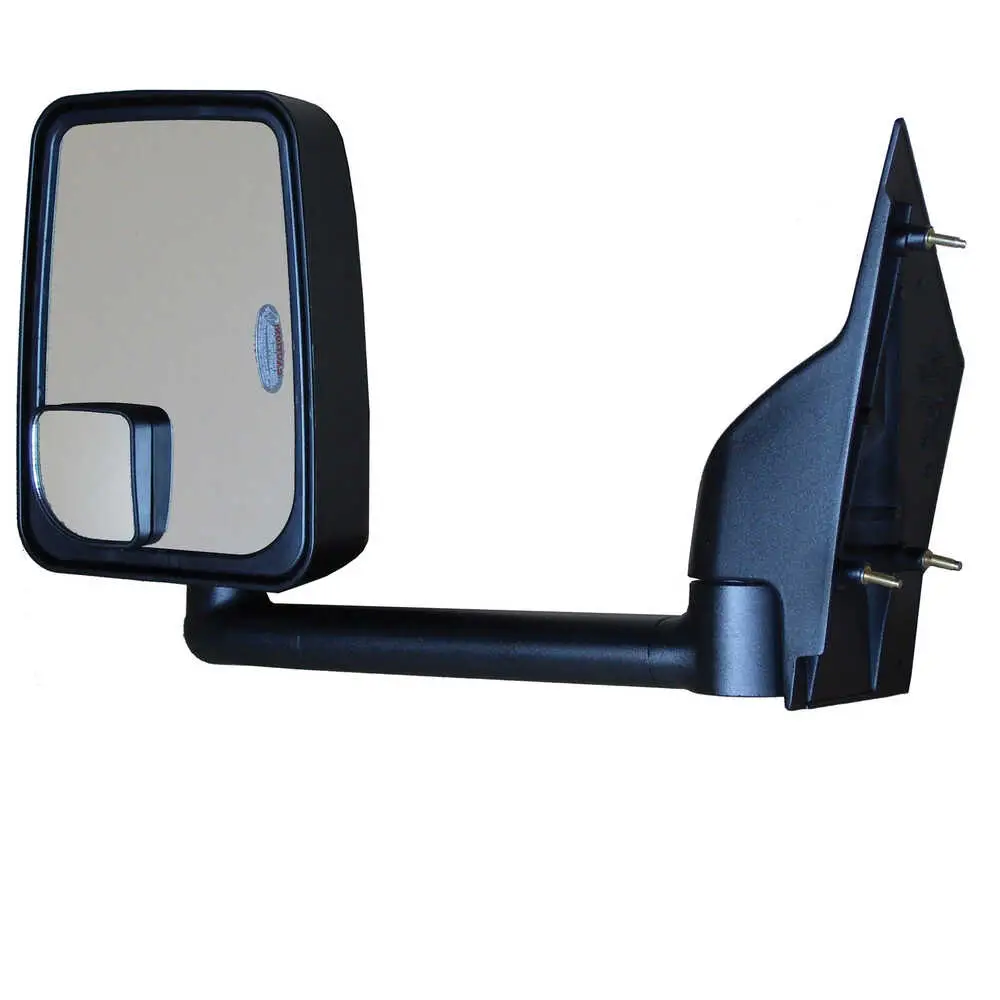 Standard Manual Mirror Assembly for 102" Body - Driver/Left Side - Fits Ford E350