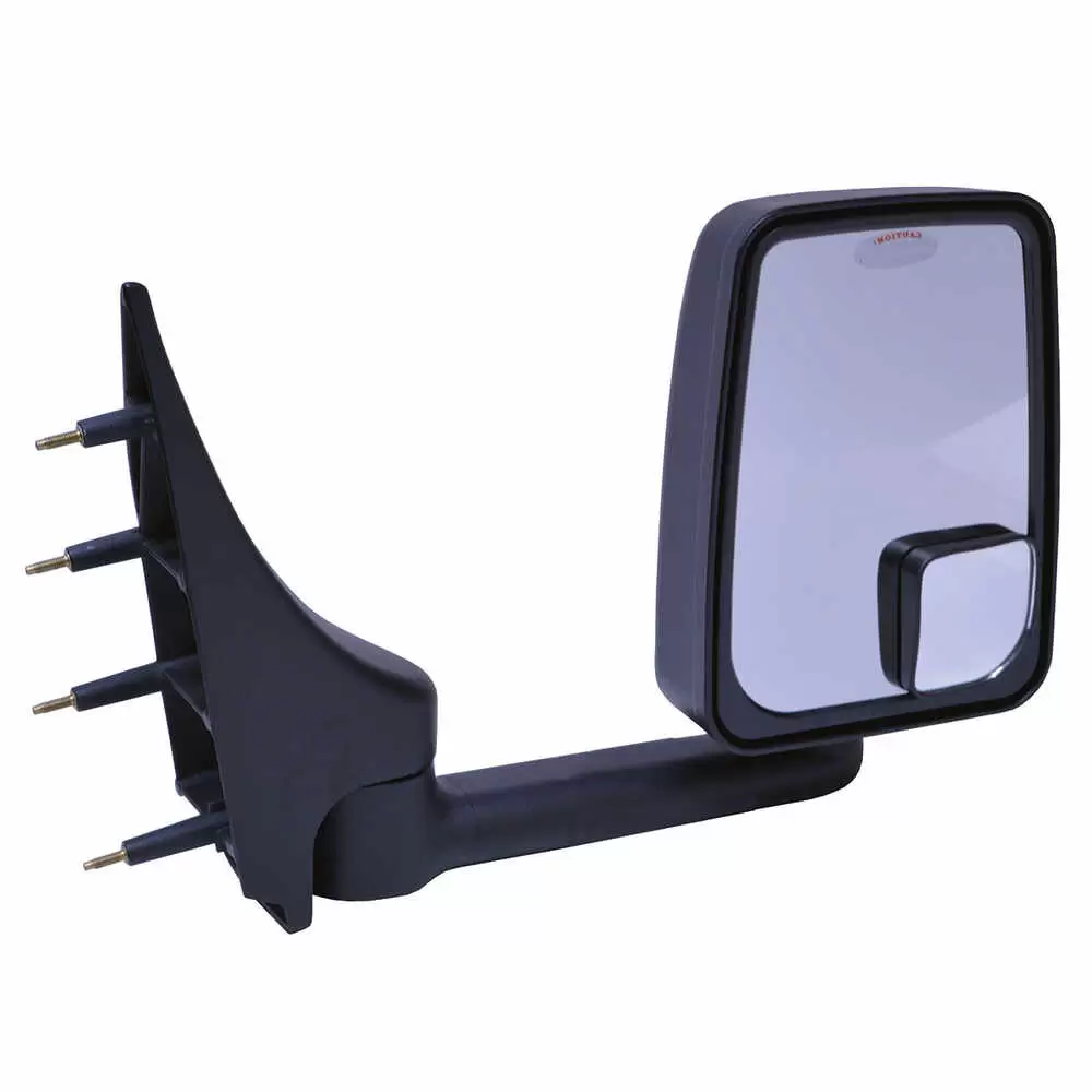 Standard Manual Mirror Assembly for 86" Body - Black - Right Side - Velvac 715154