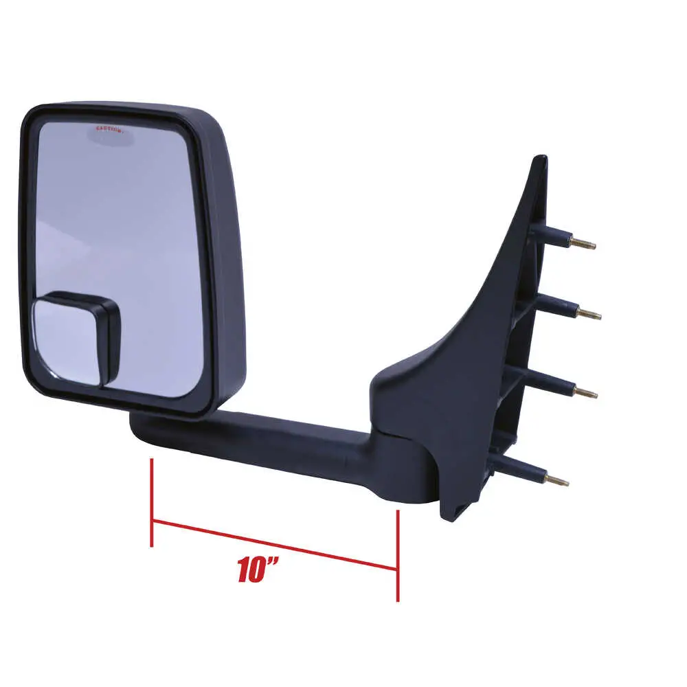 Standard Manual Mirror Assembly for 86" Body - Driver side - Left Side - Velvac 715403