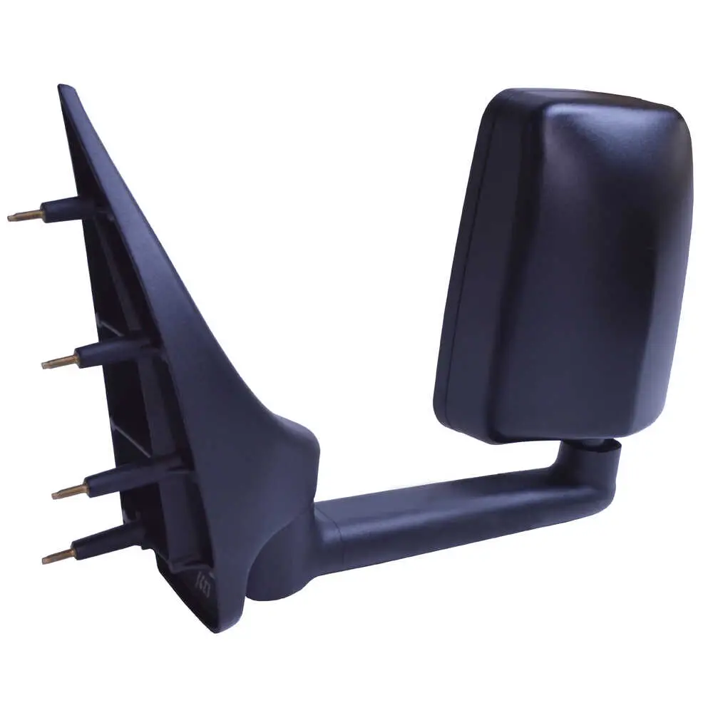 Standard Manual Mirror Assembly for 86" Body Width  Pair- Fits 03-On Ford E Series - Black - Velvac 715401
