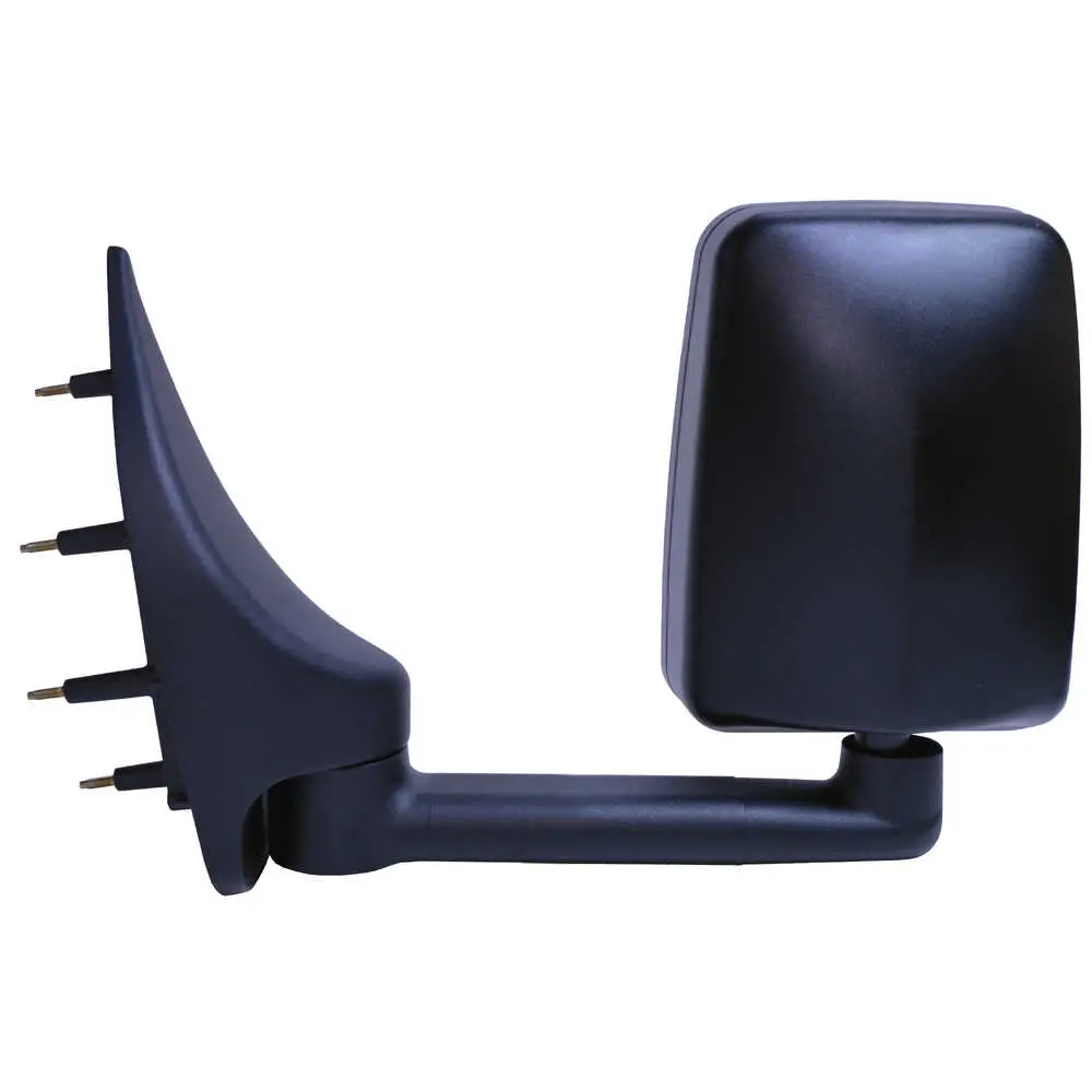 Standard Manual Mirror Assembly for 86" Body Width  Pair- Fits 03-On Ford E Series - Black - Velvac 715401