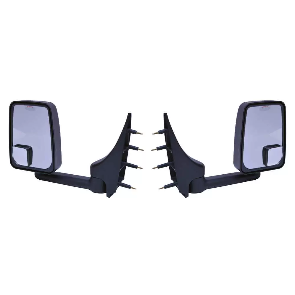 Standard Manual Mirror Assembly kit for 86" Body - Black - Right Side - Velvac