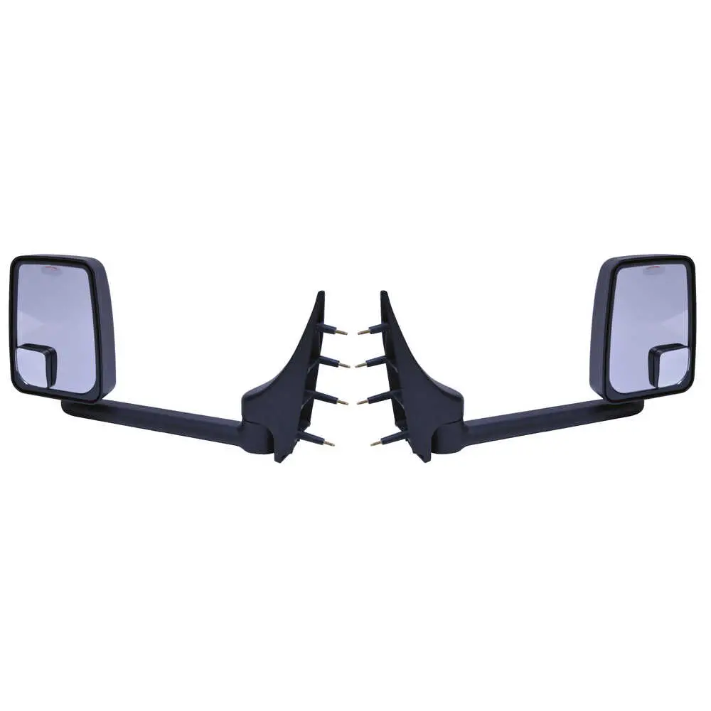 Standard Remote Mirror Assembly for 102" Body - Black - Pair - Velvac 714536