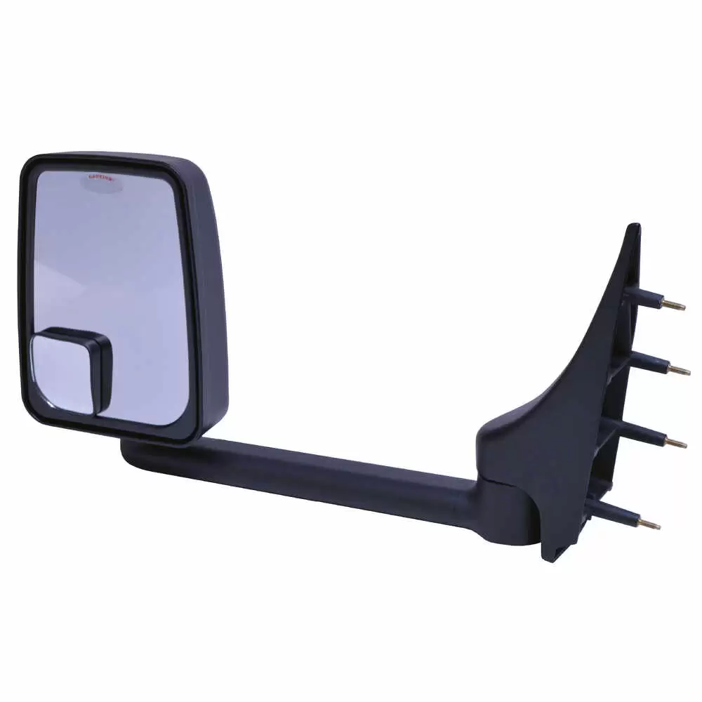 Standard Remote Mirror Assembly for 96" Body - Driver side - Black - Left Side Velvac 714535