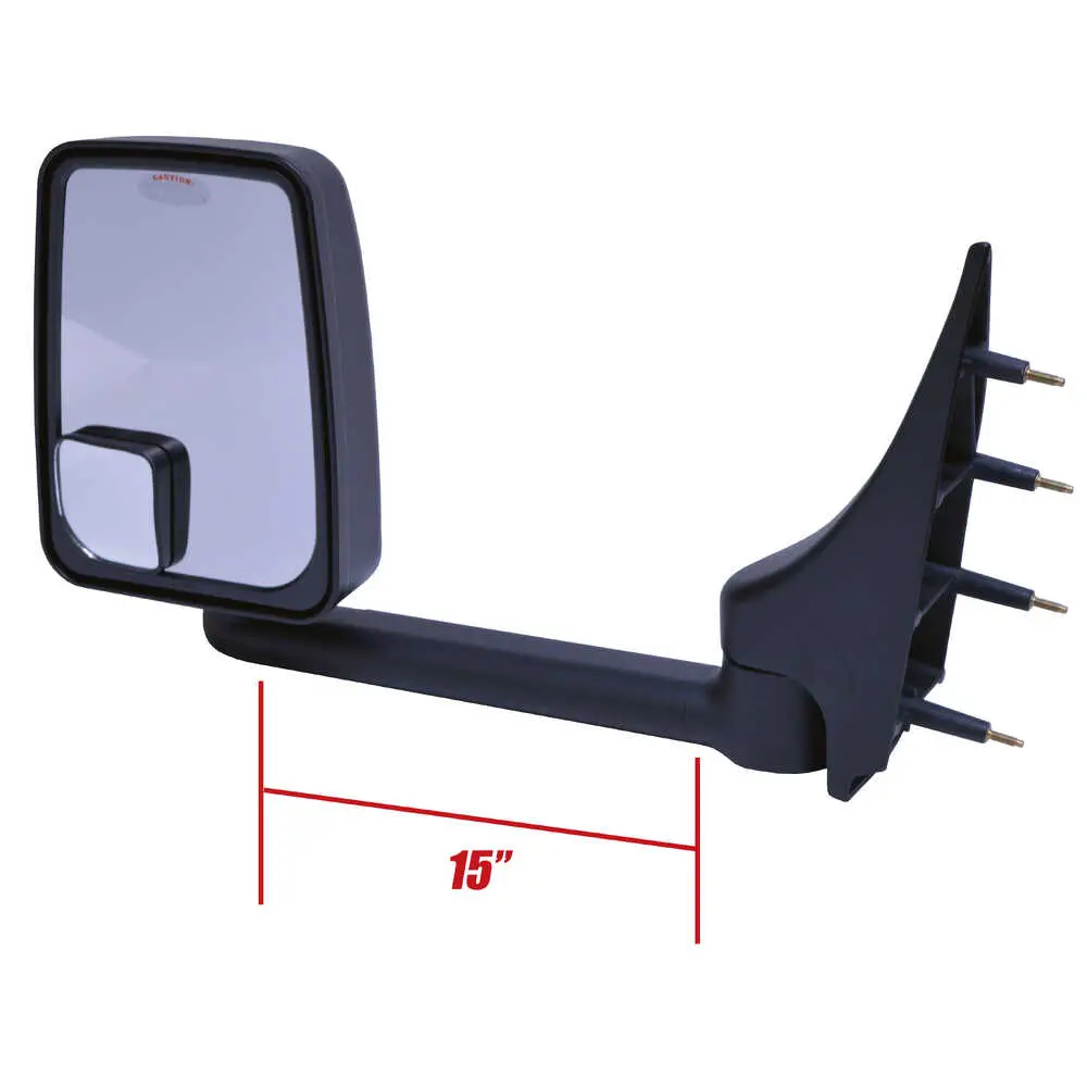 Standard Remote Mirror Assembly for 96" Body - Driver side - Left Side Velvac 714541
