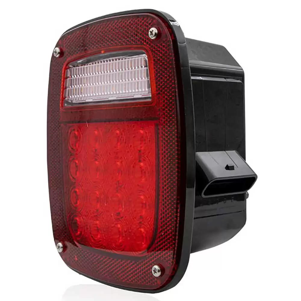 Three Stud LED Box Style Multi-Function Stop/Tail/Turn & Back-Up Light, 5-Pin MetriPack Connector