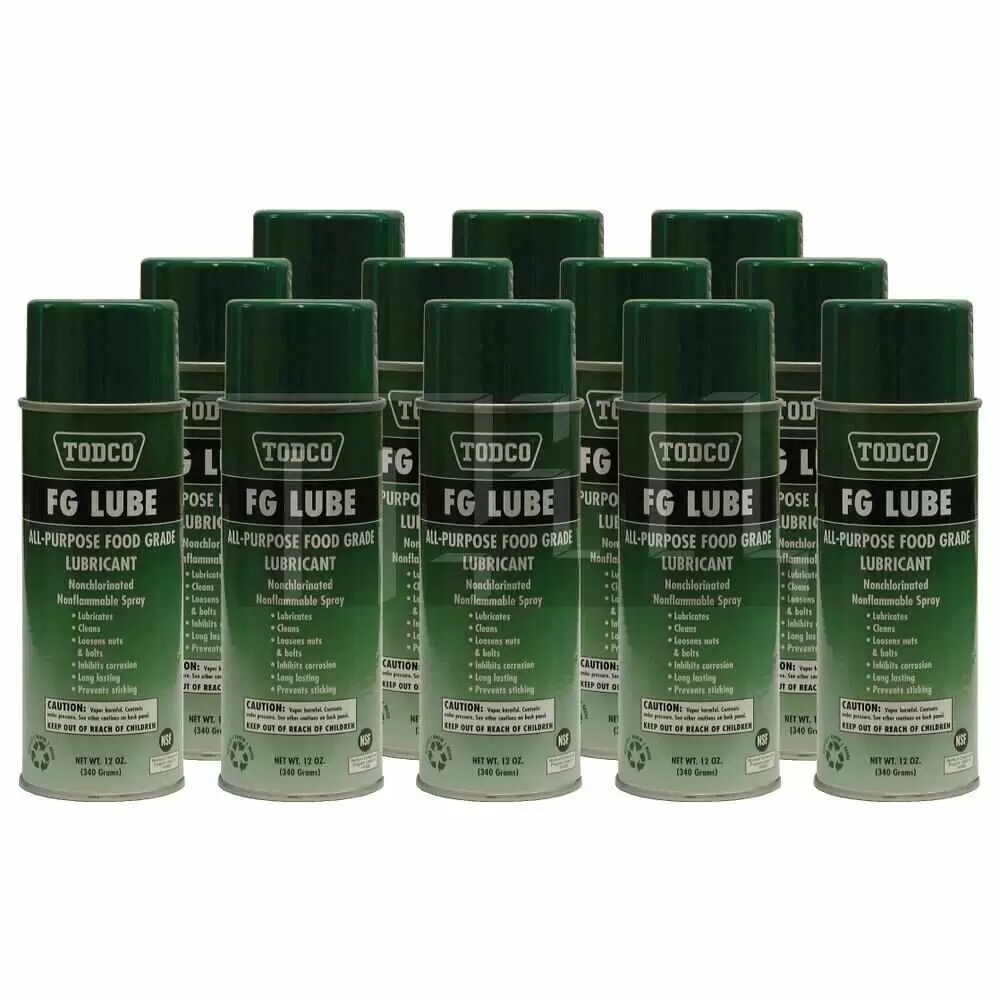 Todco 39000 Lube - Case of 12 - 12 oz Cans - fits Diamond / Todco 39000 & Whiting Roll Up Door