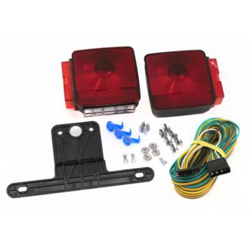 Trailer LED Light Kit with Wire Harness and License Plate Bracket Mill  Supply, Inc.