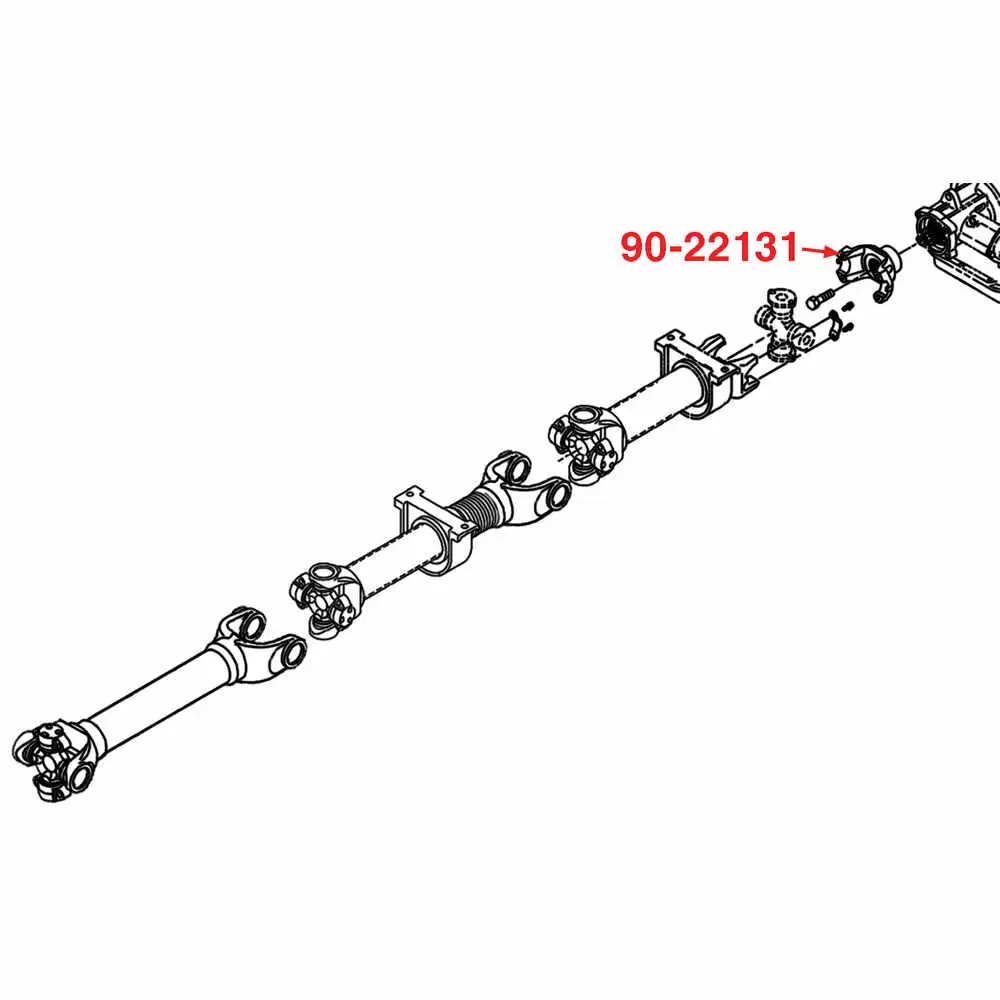Transmission Yoke - Fits Freightliner