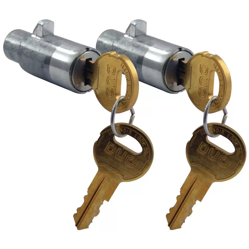 Triple Cut Lock Cylinders, Keyed Alike (2)