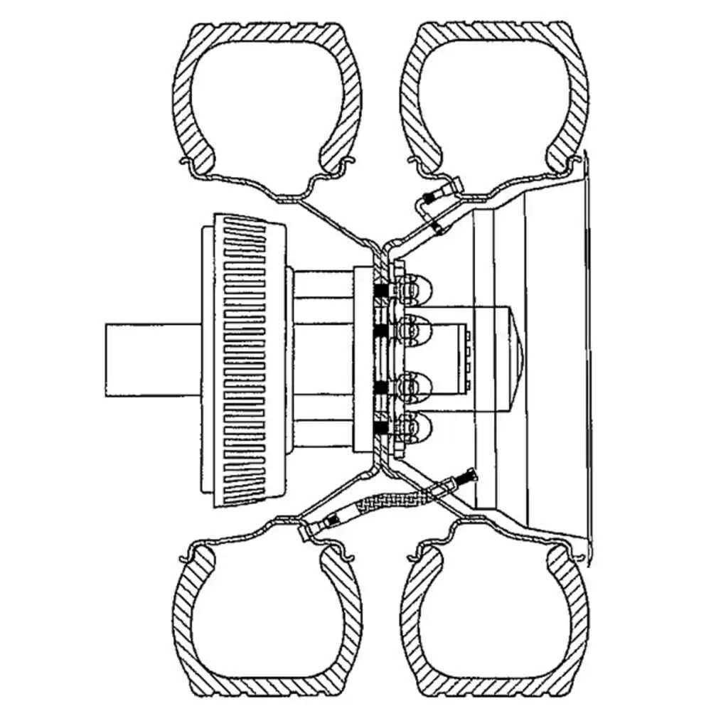 Two Hose Inner Dual Valve Stem Extension & Stabilizer Kit Phoenix AP5